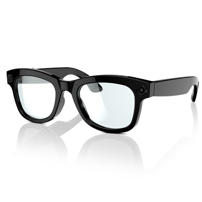 AI translation smart video glasses with M01 HD camera and black frame